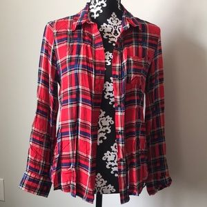 Miami red/blue flannel